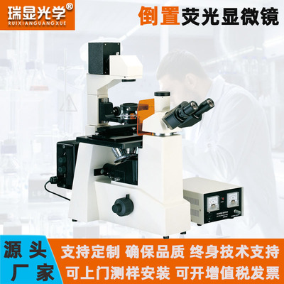 相差显微镜倒置荧光显微镜大视场大景深高配置荧光数码显微镜RX-XDY01